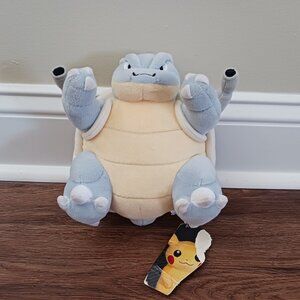 8" Tall Pokemon Center Blastoise Plush Toy Stuffed Animal Collectible